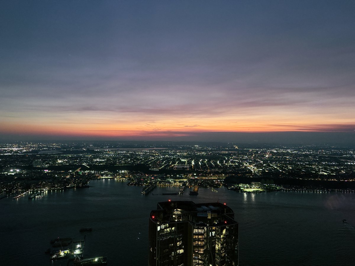the hudson river post-dusk