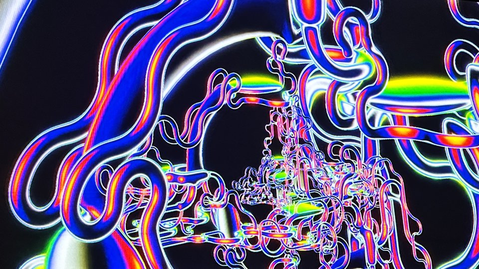 one of MSHR's 3D fractal worlds