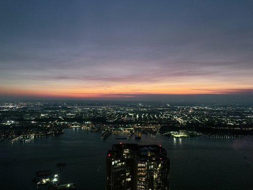 the hudson river post-dusk